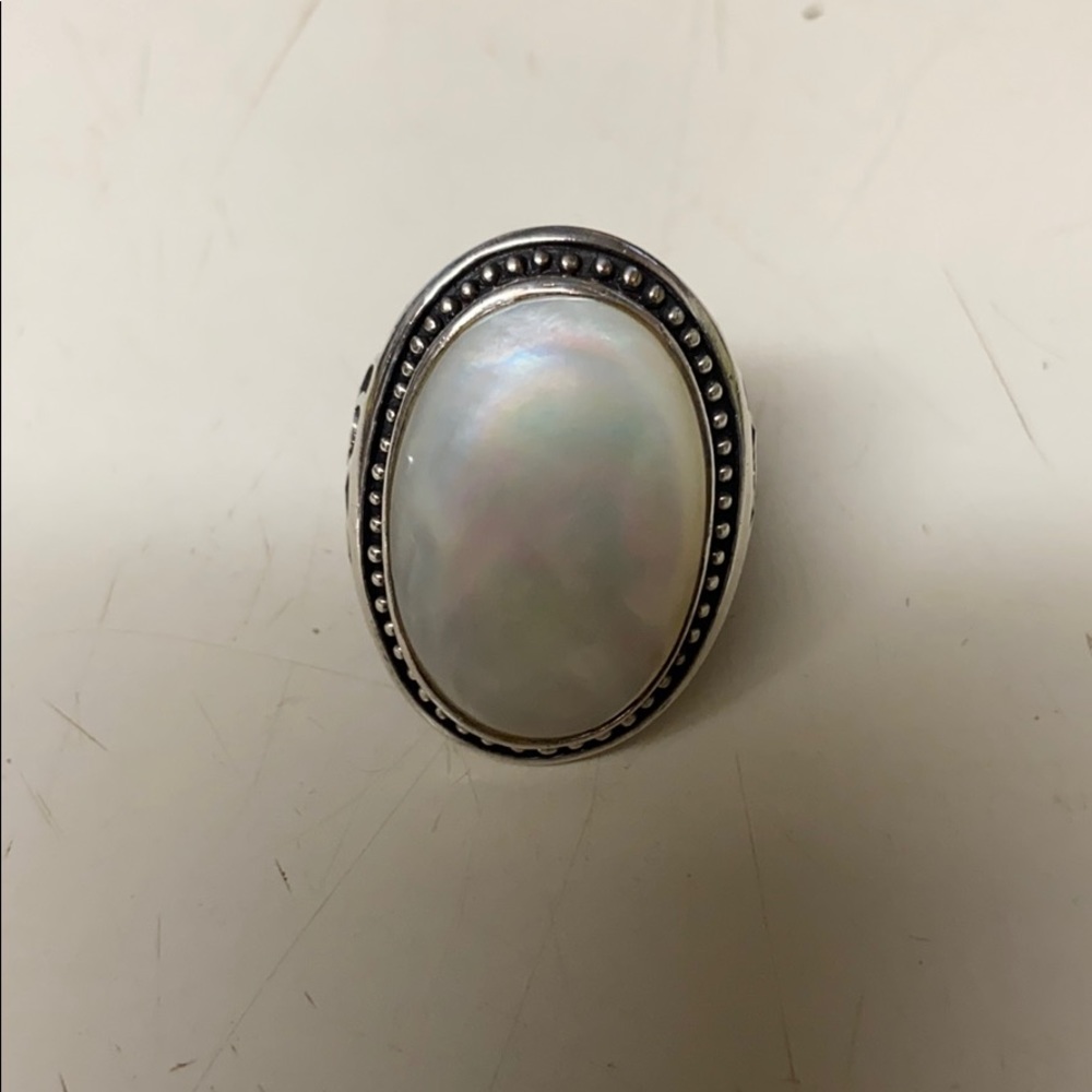 Abalone ring 925